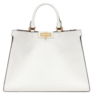 Fendi Peekaboo X-Tote Small White