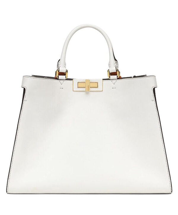 Fendi Peekaboo X-Tote Small White