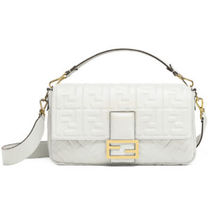 Fendi Baguette Large 8BR771 White