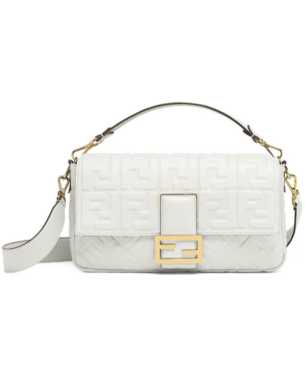 Fendi Baguette Large 8BR771 White