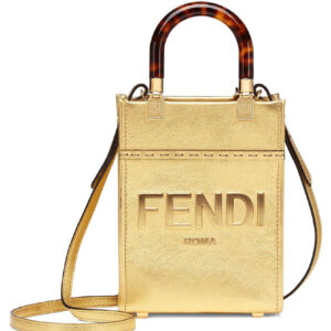 Fendi Mini Sunshine Shopper Golden