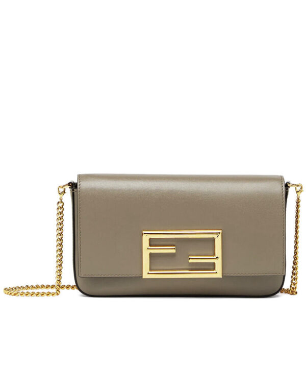 Fendi Wallet On Chain With Pouches Khaki