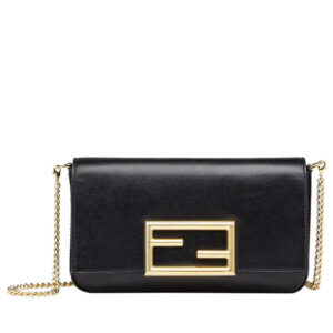 Fendi Wallet On Chain With Pouches Black