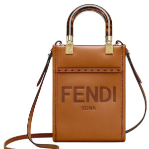 Fendi Mini Sunshine Shopper 8BS051 Coffee