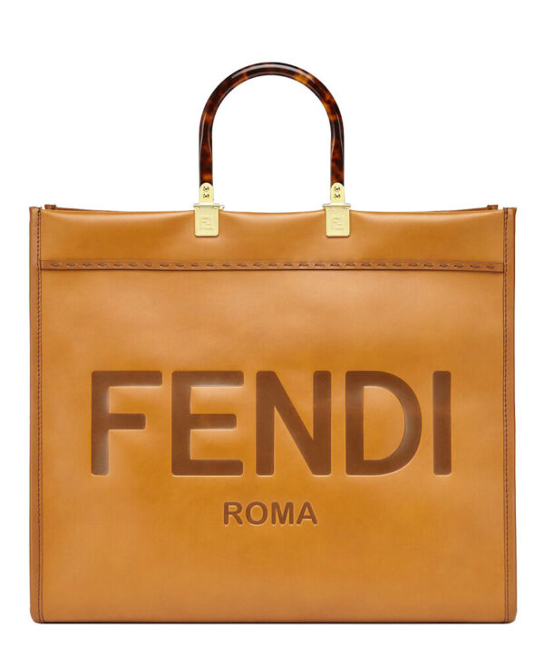 Fendi Sunshine Shopper 8BH372 Coffee