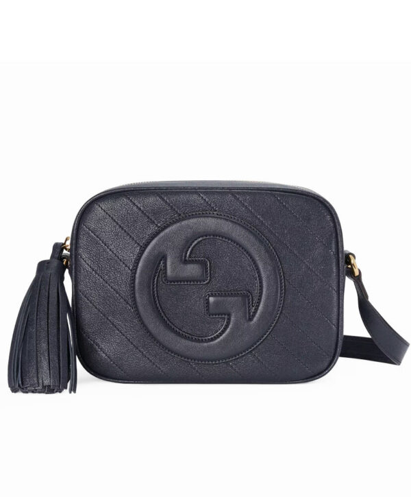 Gucci Blondie Small Shoulder Bag 742360 Dark Blue