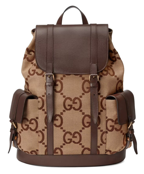 Gucci Backpack With Jumbo GG Dark Coffee