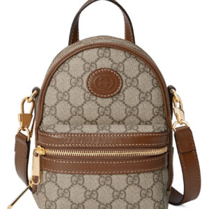 Gucci Multi-function Bag With Interlocking G 725654 Coffee