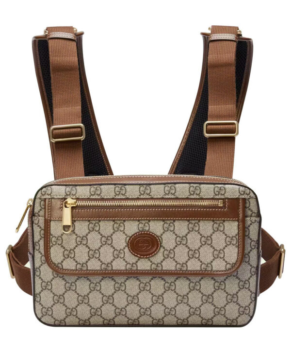 Gucci Small Backpack With Interlocking G 700515 Coffee