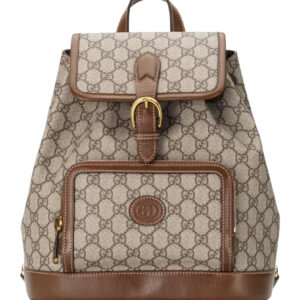 Gucci Backpack With Interlocking G 674147 Dark Coffee