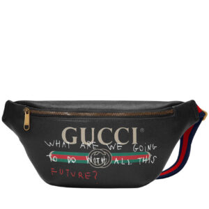 Gucci Coco Capitan logo belt bag 493869 Black