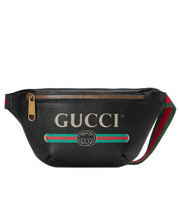 Gucci Print Small Belt Bag 527792 Black