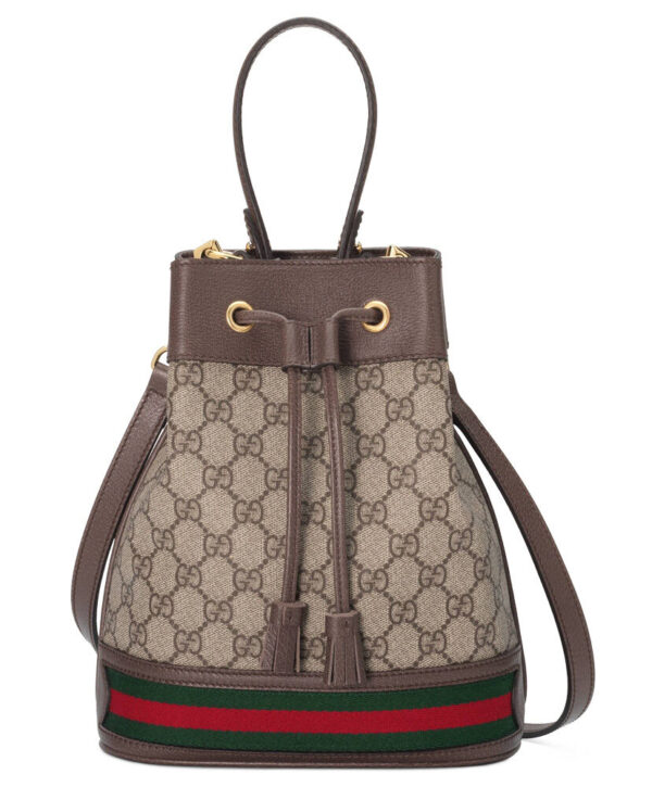 Gucci Ophidia Small GG Bucket Bag 550621 Dark Coffee