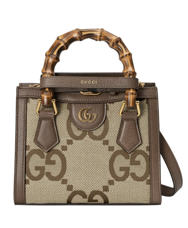 Gucci Diana Jumbo GG Mini Tote Bag 655661 Dark Coffee