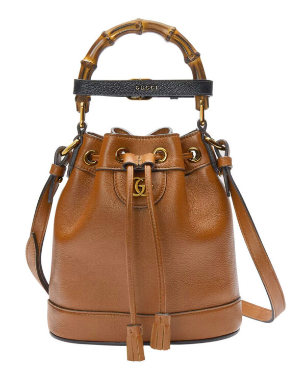 Gucci Diana Mini Bucket Bag 724667 Coffee