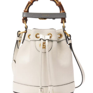 Gucci Diana Mini Bucket Bag 724667 White