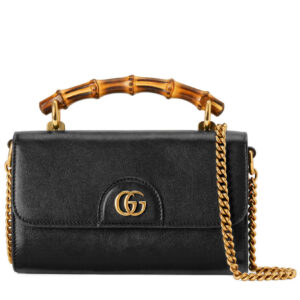 Gucci Diana Mini Shoulder Bag 675795 Black