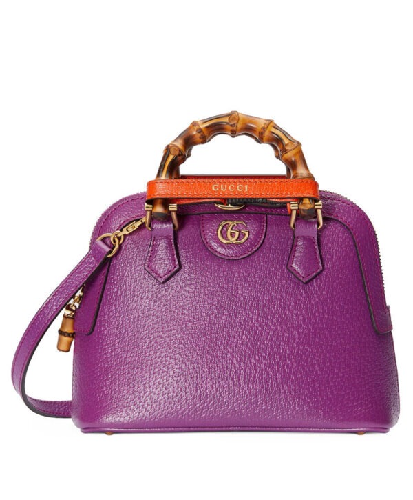 Gucci Diana Mini Tote Bag 715775 Purple