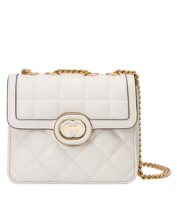 Gucci Deco Mini Shoulder Bag 741457 Cream