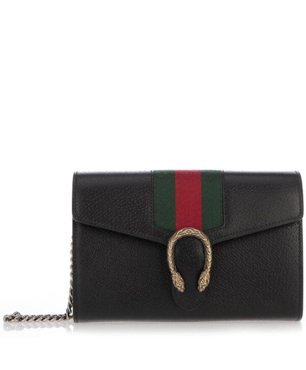 Gucci GG Web Crossbody 481377 Black