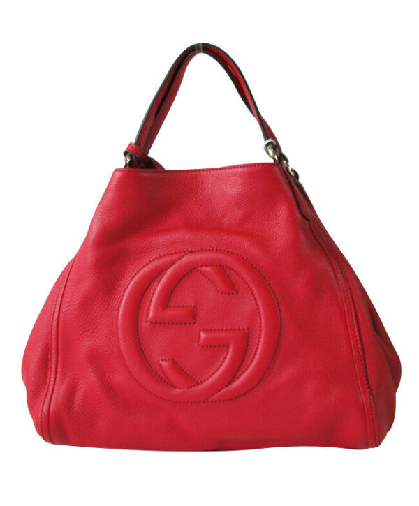 Gucci Soho Large Hobo Lilac 282309 Red