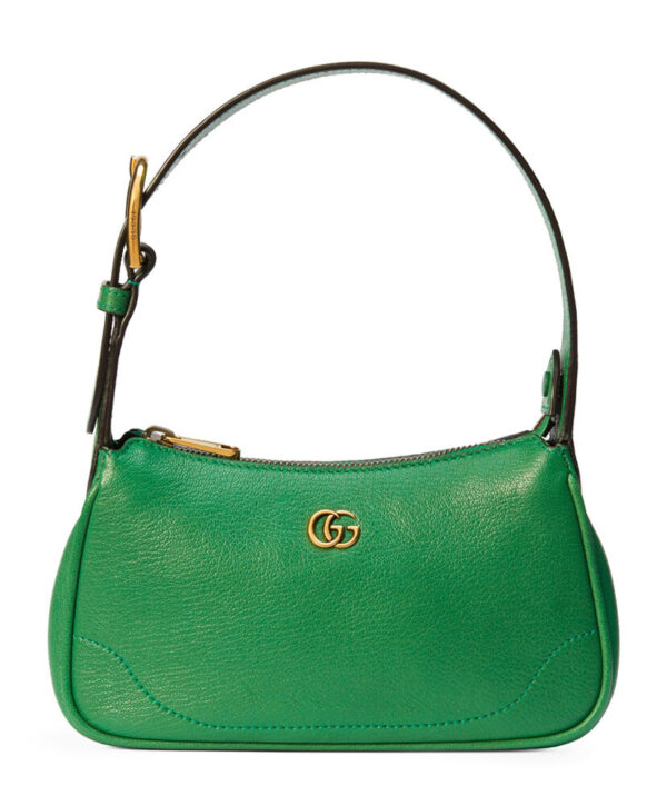 Gucci Aphrodite Shoulder Bag With Double G 739076 Green