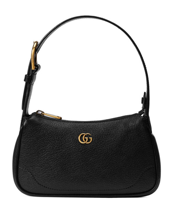 Gucci Aphrodite Shoulder Bag With Double G 739076 Black