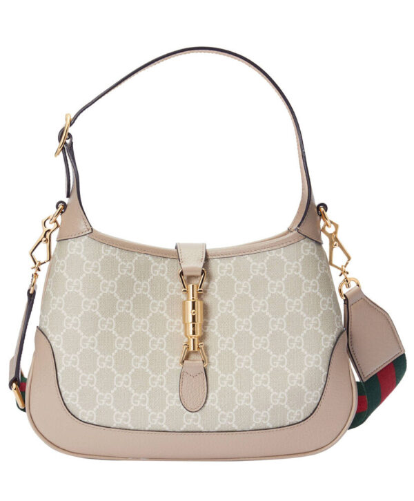 Gucci Jackie 1961 Small GG Shoulder Bag Cream