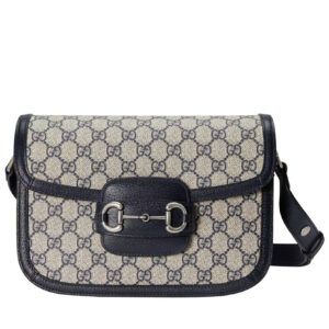 Gucci Horsebit 1955 Small Bag 602204 Dark Blue