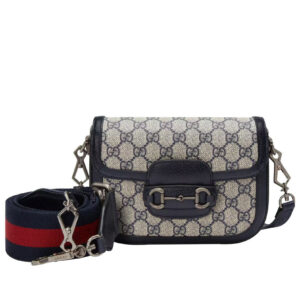 Gucci Horsebit 1955 GG Mini Bag 658574 Dark Blue