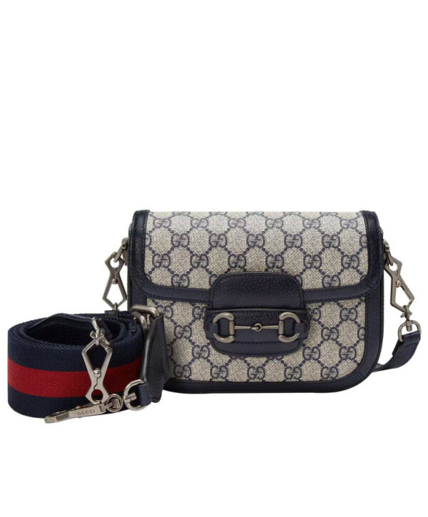 Gucci Horsebit 1955 GG Mini Bag 658574 Dark Blue