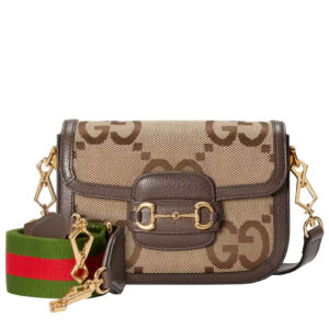 Gucci Horsebit 1955 jumbo GG Mini Bag 658574 Brown