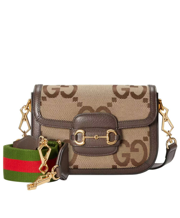 Gucci Horsebit 1955 jumbo GG Mini Bag 658574 Brown