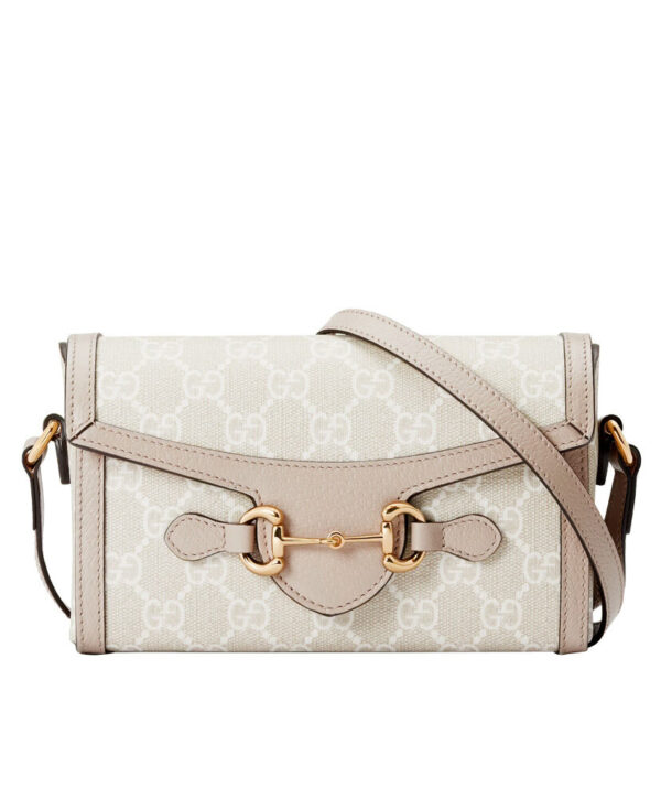 Gucci Horsebit 1955 Mini Bag 699296 Cream