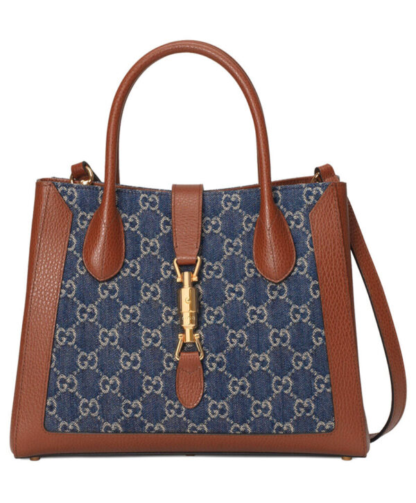 Gucci Jackie 1961 Medium Tote Bag 649016 Blue