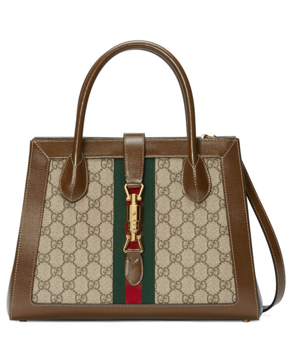 Gucci Jackie 1961 Medium Tote Bag 649016 Coffee