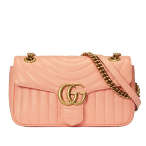 Gucci GG Marmont Matelasse Shoulder Bag 443497 Pink