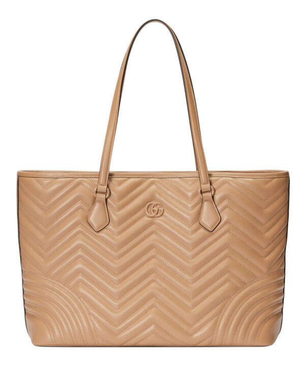 Gucci GG Marmont Large Tote Bag 739684 Apricot