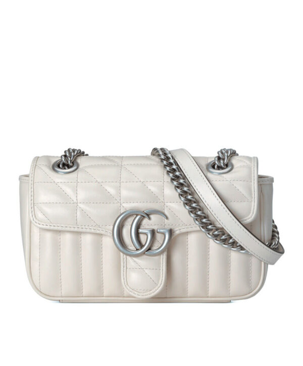 Gucci GG Marmont Mini Shoulder Bag 446744 Cream