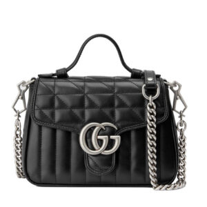 Gucci GG Marmont Mini Handbag 583571 Black