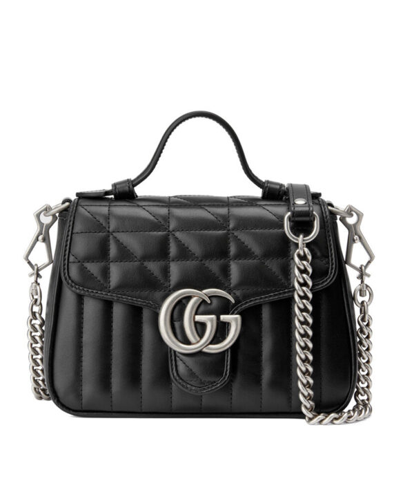 Gucci GG Marmont Mini Handbag 583571 Black