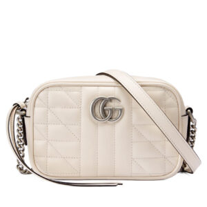 Gucci GG Marmont Mini Shoulder Bag 634936 Cream