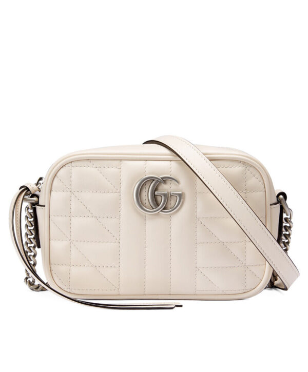 Gucci GG Marmont Mini Shoulder Bag 634936 Cream