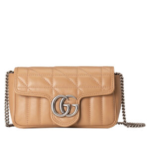 Gucci GG Marmont super mini bag 476433S Apricot