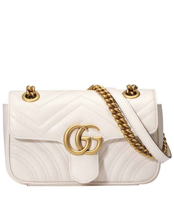 Gucci GG Marmont matelasse mini bag 446744 Cream