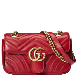 Gucci GG Marmont matelasse mini bag 446744 Red