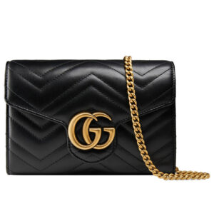 Gucci GG Marmont Matelasse Mini Bag 474575 Black