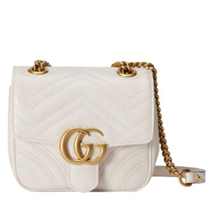 Gucci GG Marmont Mini Shoulder Bag 739682 Cream