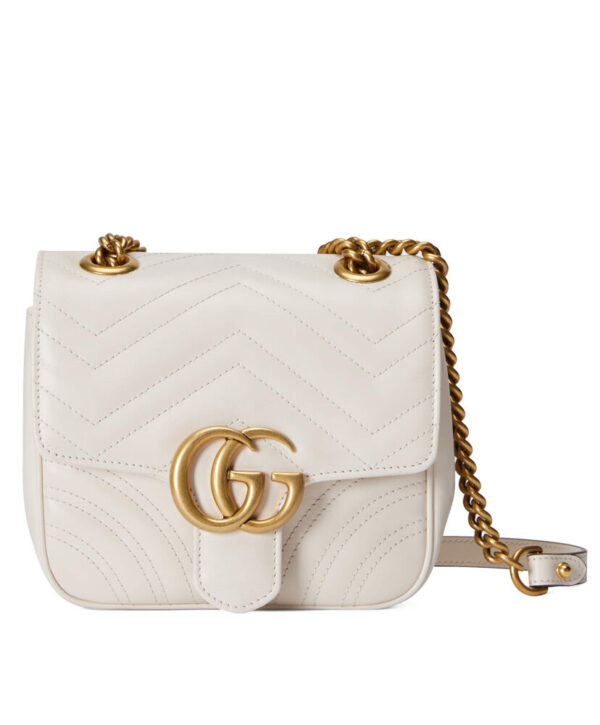 Gucci GG Marmont Mini Shoulder Bag 739682 Cream