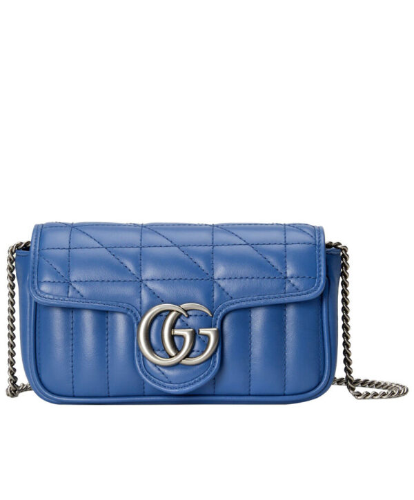 Gucci GG Marmont Super Mini Bag Blue